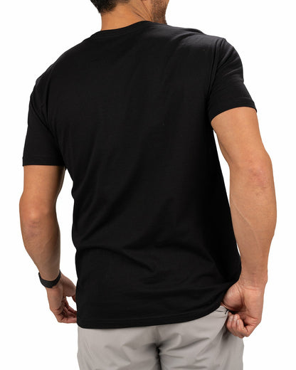 Black Clover Men's Versatile Black Graphic Tee for Golf & Lifestyle