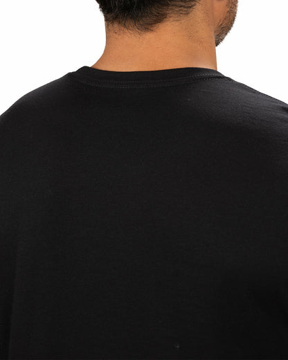 Black Clover Men's Versatile Black Graphic Tee for Golf & Lifestyle