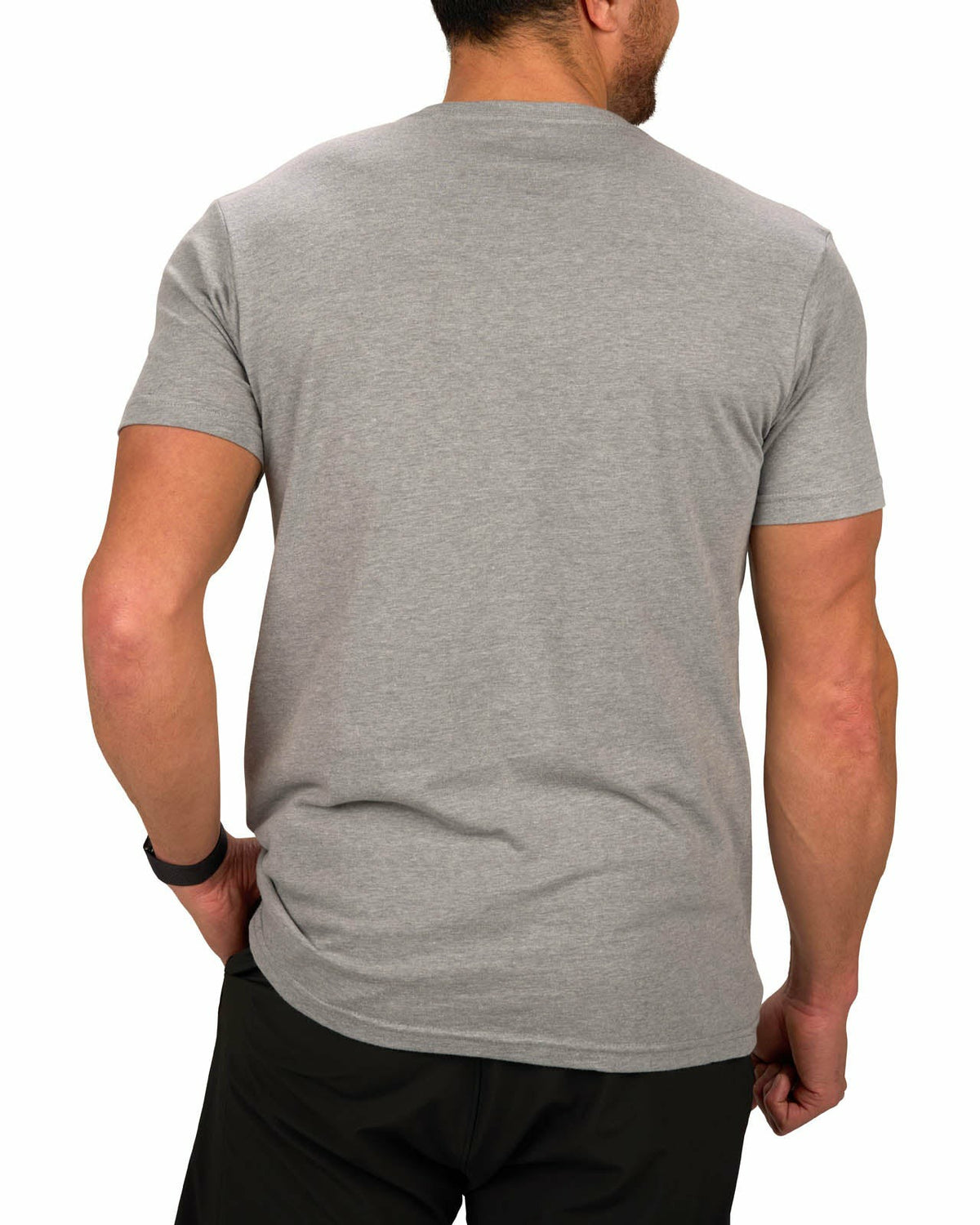 Black Clover Men's Dark Heather Grey Trendy Golf Graphic Tee for Golf & Lifestyle