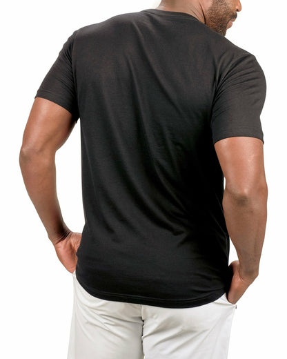Black Clover Men's Black and Red Patriotic Graphic Tee