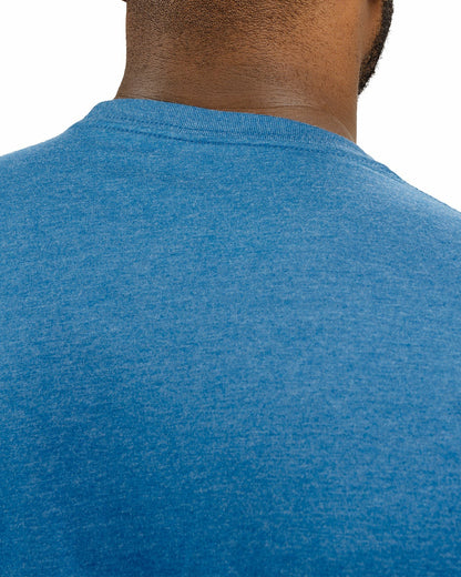 Black Clover Men's Heather Blue and White Graphic Tee