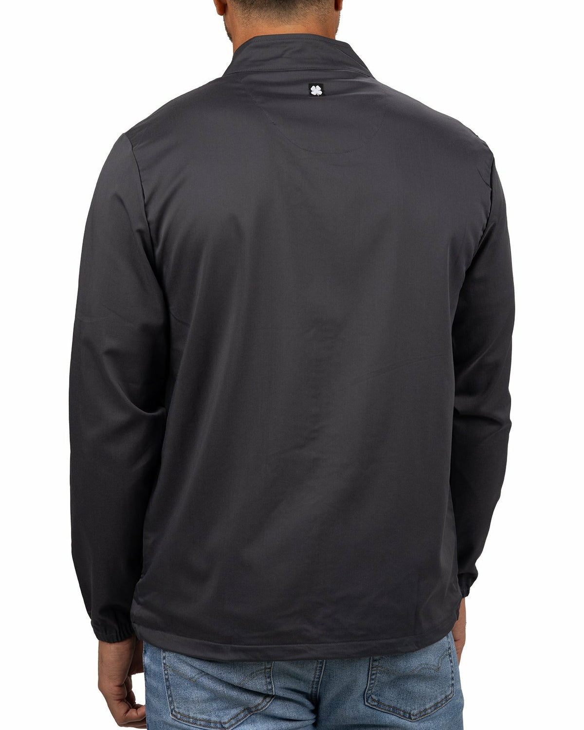 Black Clover Men's Twill Stretch Grey Casual Jacket