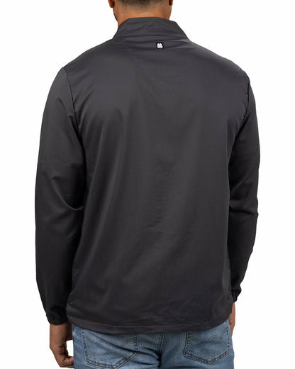 Black Clover Men's Twill Stretch Grey Casual Jacket