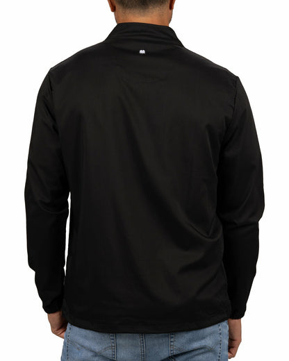 Black Clover Men's Black Twill Stretch Casual Jacket