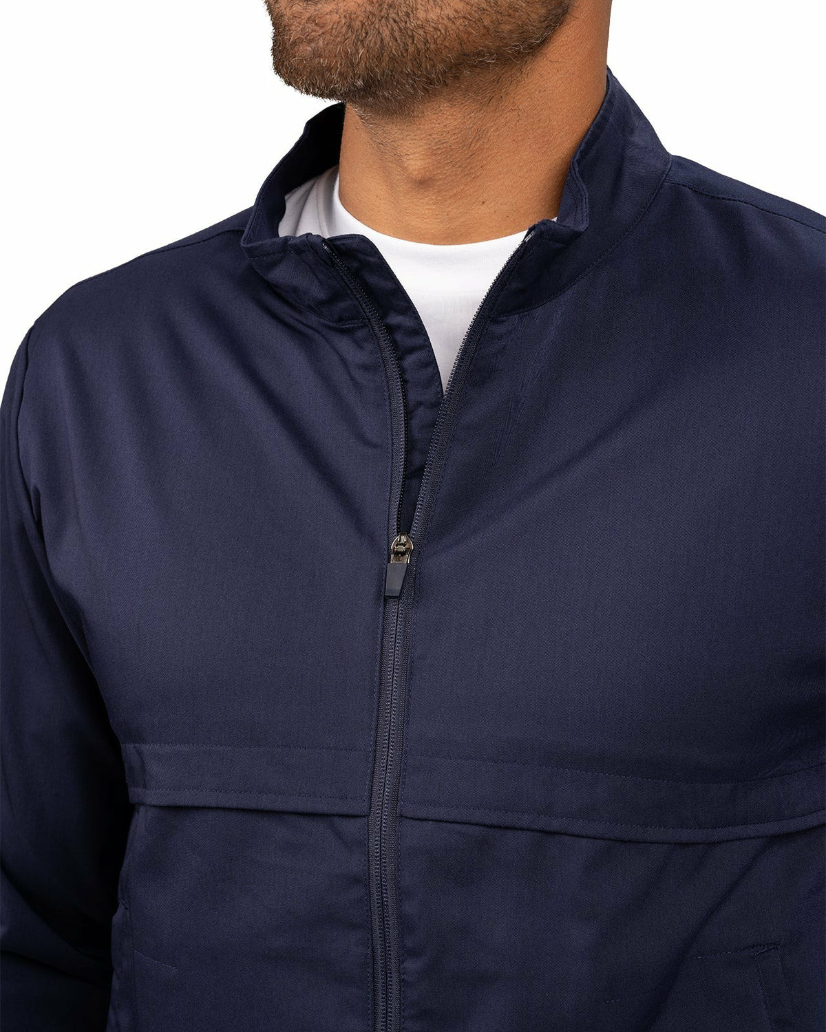 Black Clover Men's Twill Stretch Navy Casual Jacket