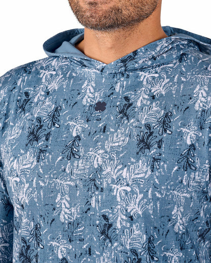 Black Clover Lightweight Soft Men's Blue Hoodie for Style and Comfort