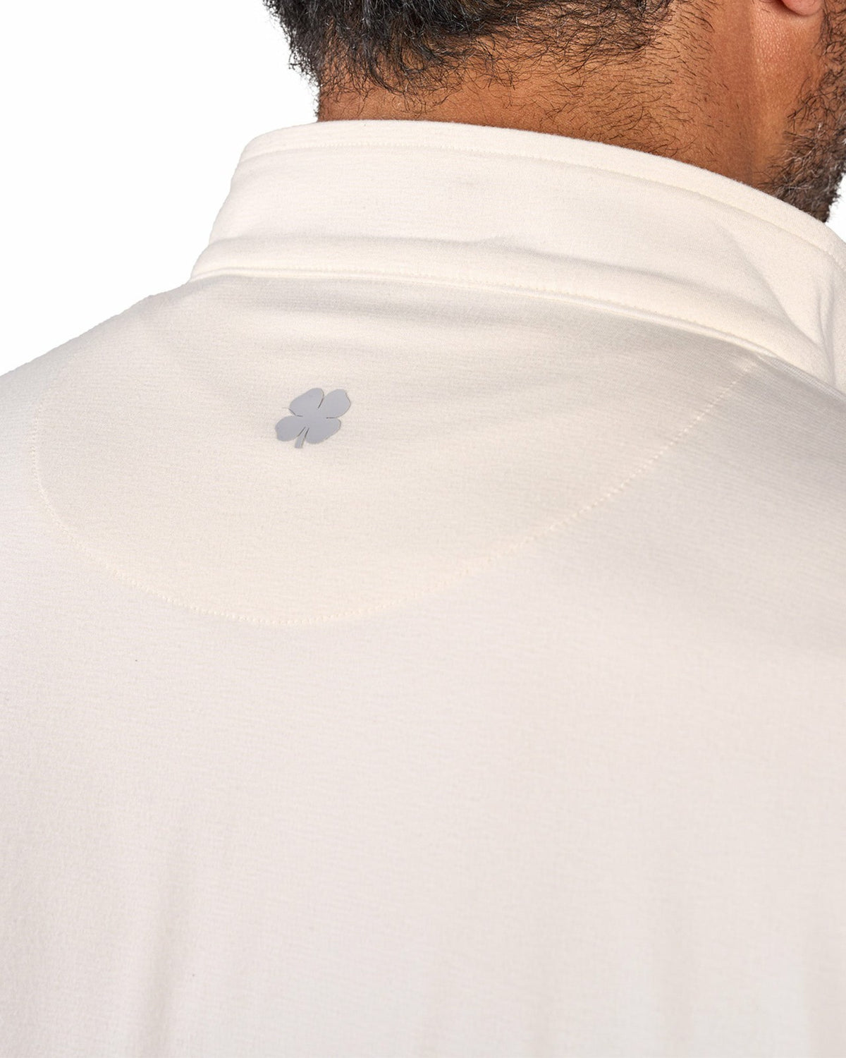 Black Clover Men's Versatile White Quarter-Zip Sweatshirt for Style and Comfort