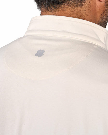 Black Clover Men's Versatile White Quarter-Zip Sweatshirt for Style and Comfort