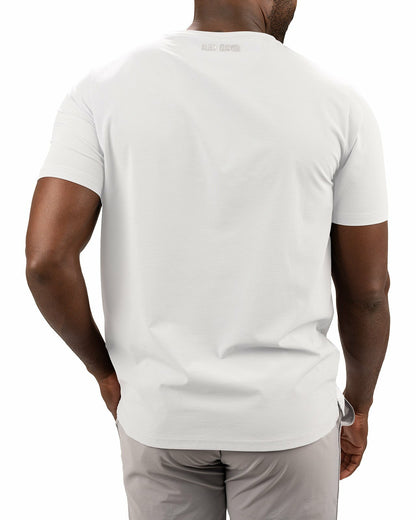 Black Clover White Short-Sleeved Athletic Performance Tee