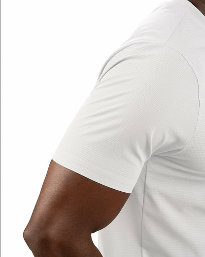 Black Clover White Short-Sleeved Athletic Performance Tee
