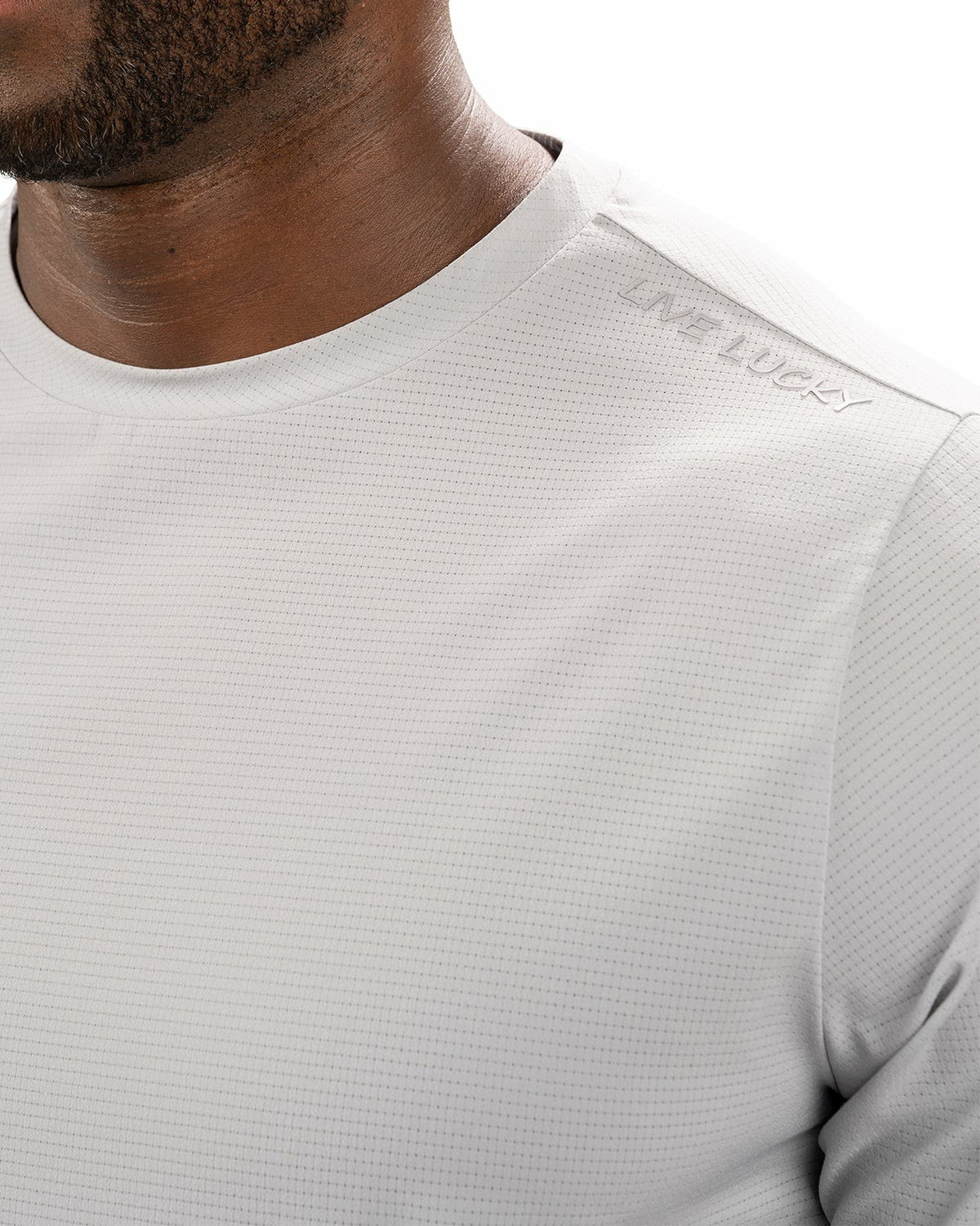 Black Clover Light Grey Short-Sleeved Athletic Performance Tee