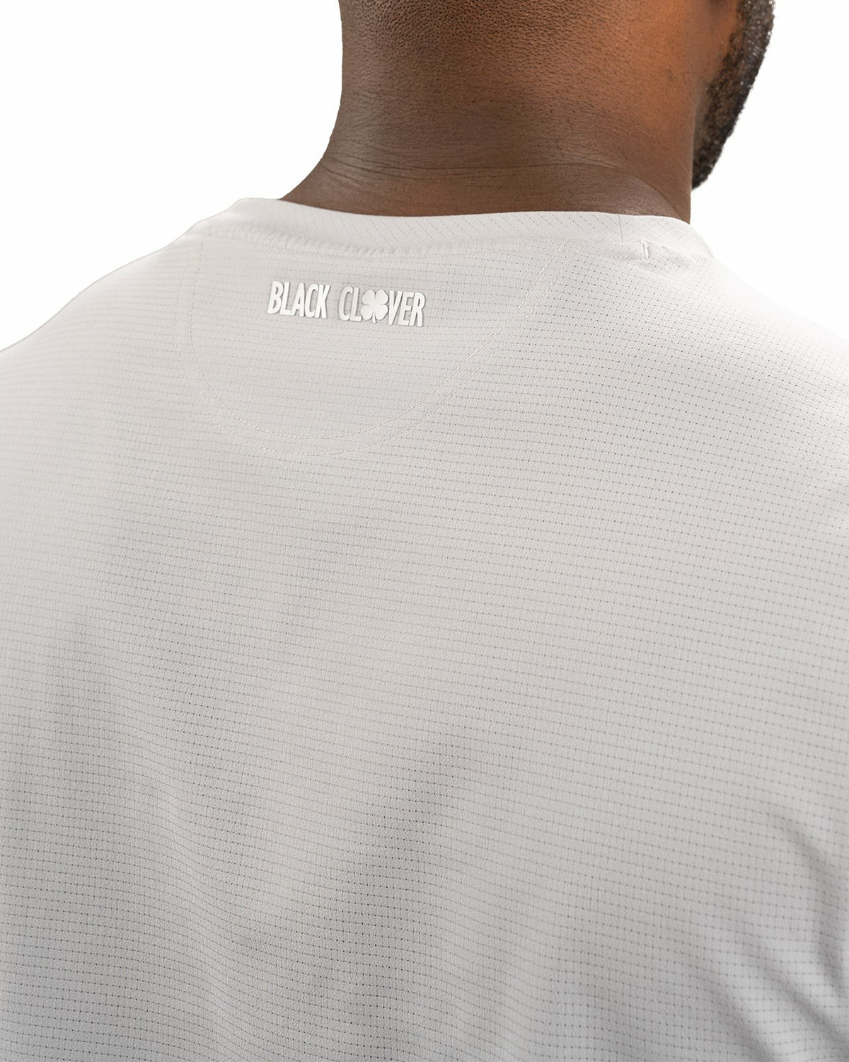 Black Clover Light Grey Short-Sleeved Athletic Performance Tee