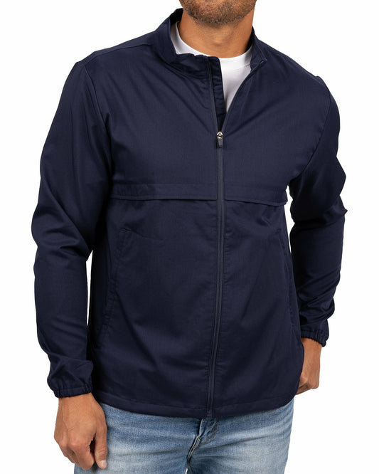 Black Clover Men's Twill Stretch Navy Casual Jacket