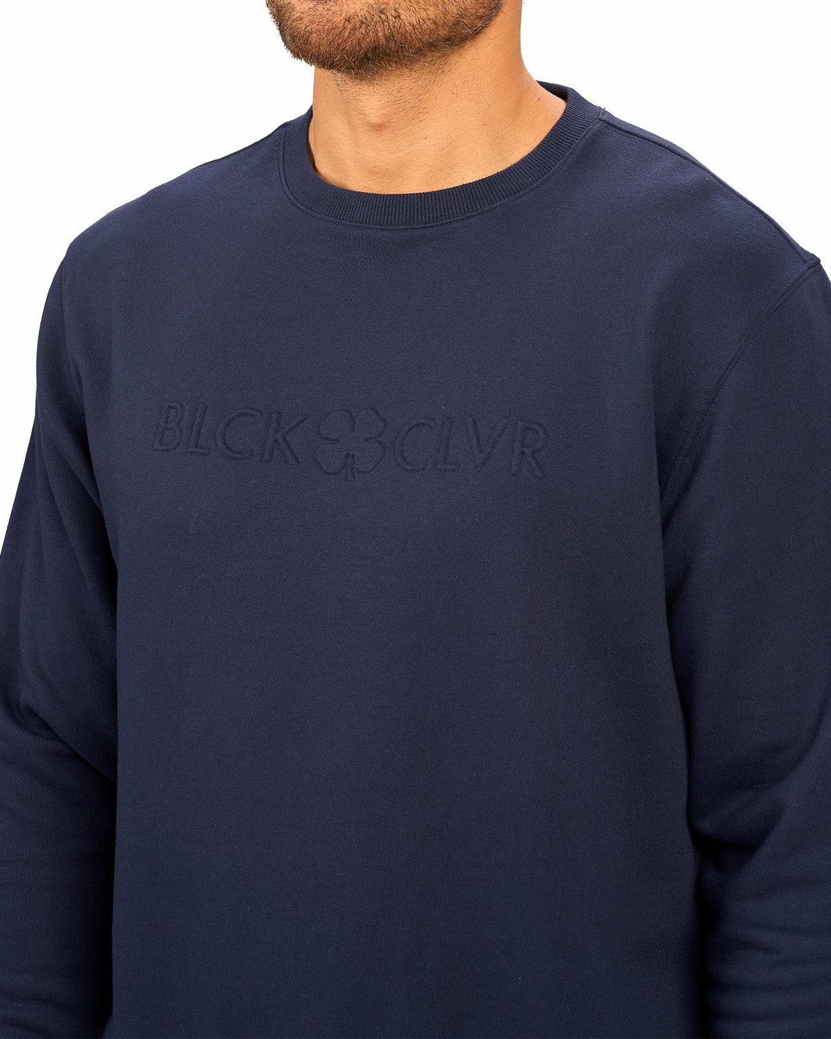 Black Clover Navy Crewneck Sweatshirt