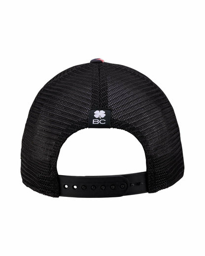 Black Clover Unisex Black Floral Print Tropical Trucker Hat