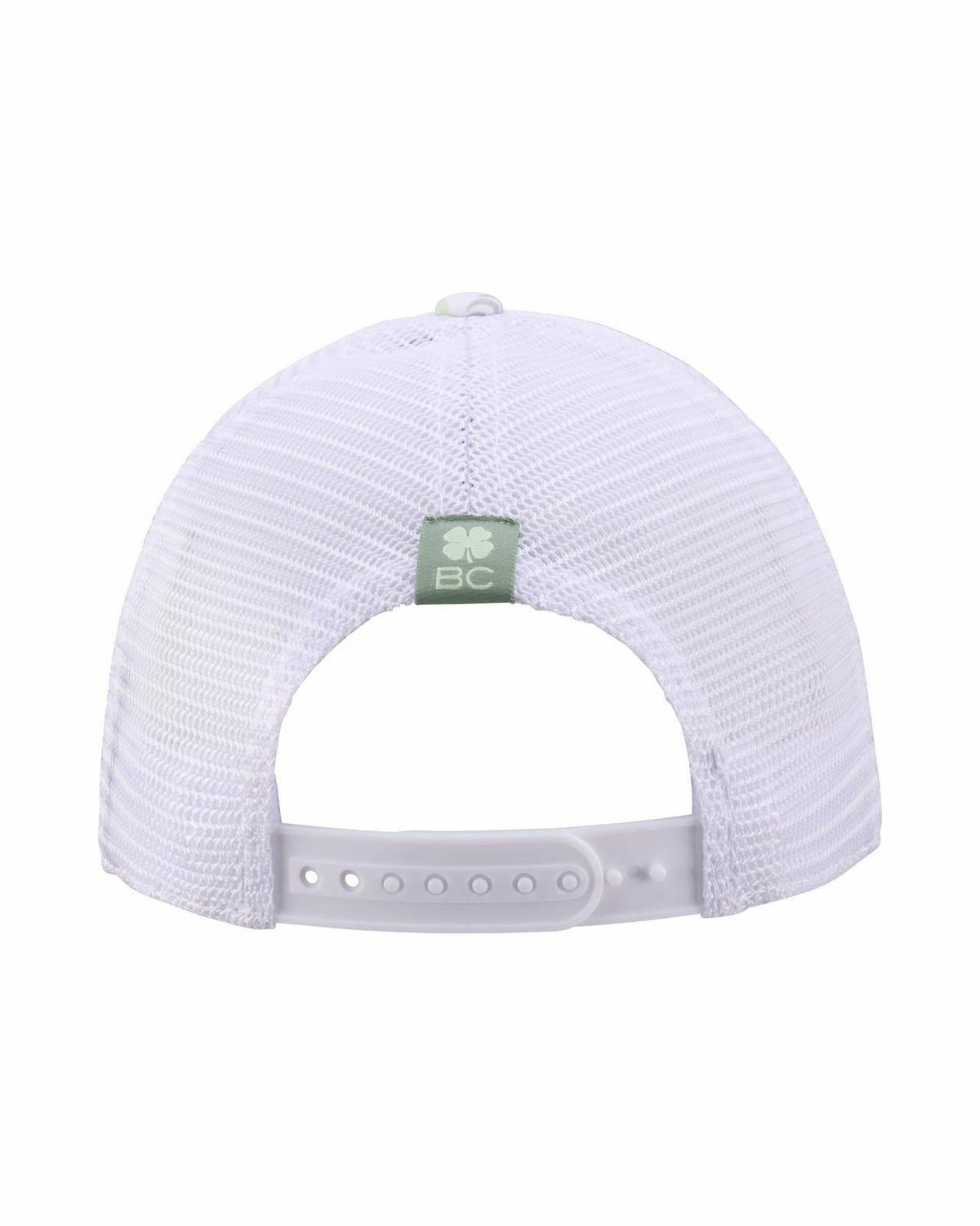 Black Clover Unisex White and Green Floral Print Tropical Trucker Hat