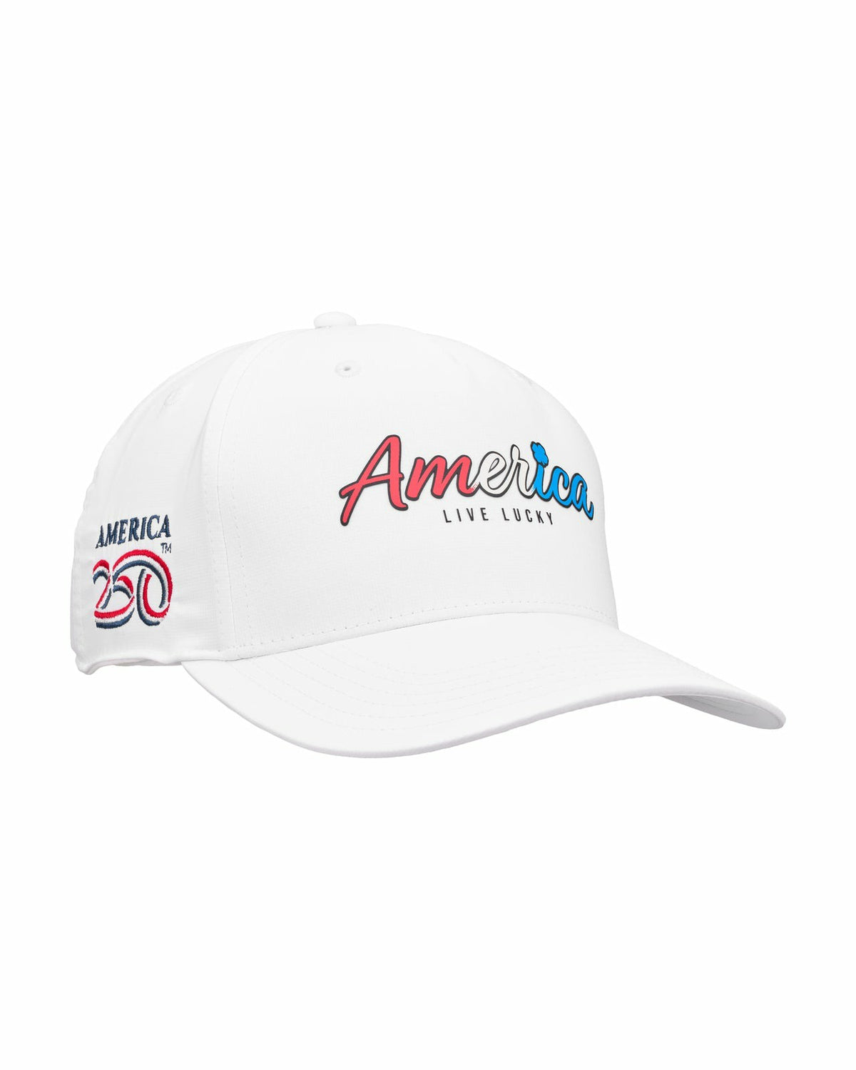 Black Clover Unisex Patriotic White Hat - America 250th Edition