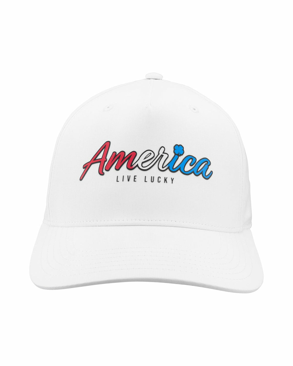 Black Clover Unisex Patriotic White Hat - America 250th Edition