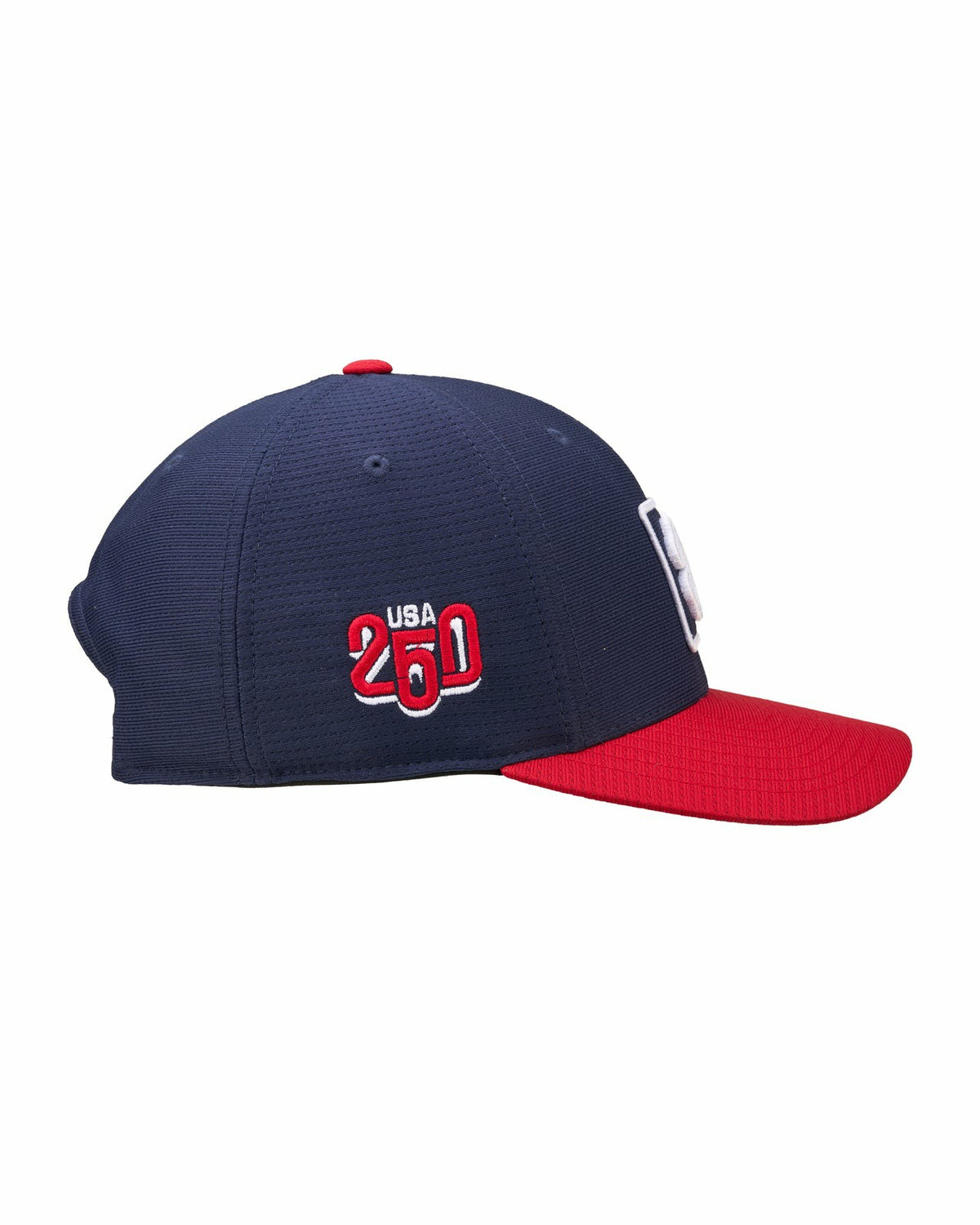 Black Clover Unisex Adjustable Red and Navy Hat with Embroidered Clover Logo