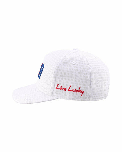 Black Clover Unisex Adjustable White USA Flag Patriotic Hat