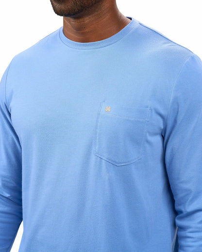 Black Clover Luxe Long-Sleeved BlueTee for Work or Play