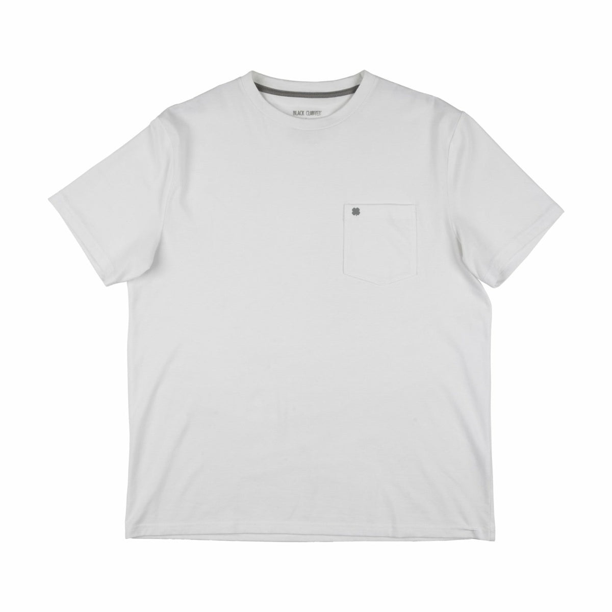 Black Clover Luxe Short-Sleeved White Tee for Work or Play
