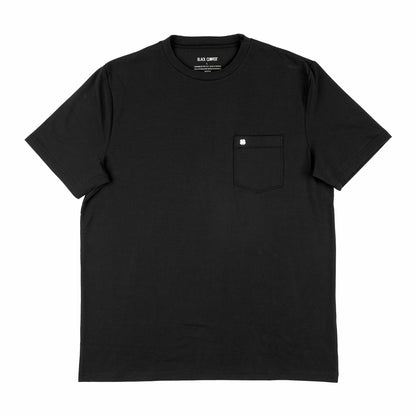 Black Clover Luxe Short-Sleeved Black Tee for Work or Play