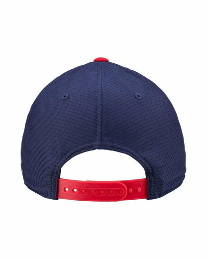 Black Clover Unisex Adjustable Red and Navy Hat with Embroidered Clover Logo