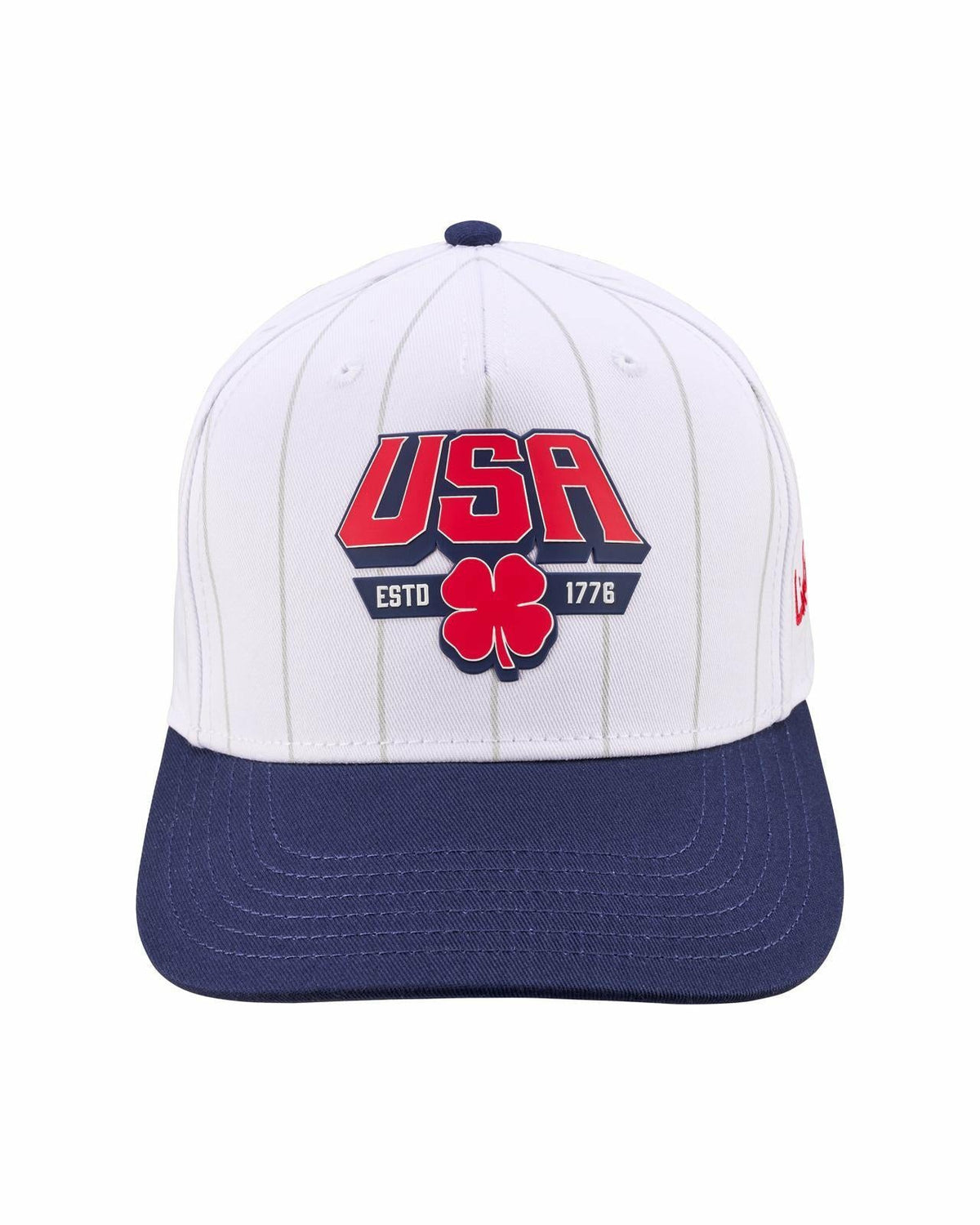 Black Clover Unisex Adjustable White USA Flag Patriotic Hat