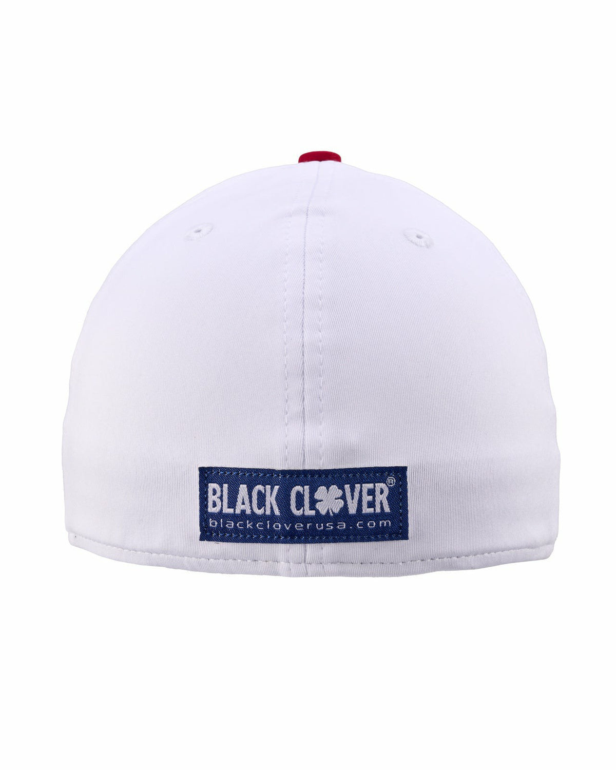 Black Clover Red, White, and Blue Premium Clover Hat for Golf and Lifestyle