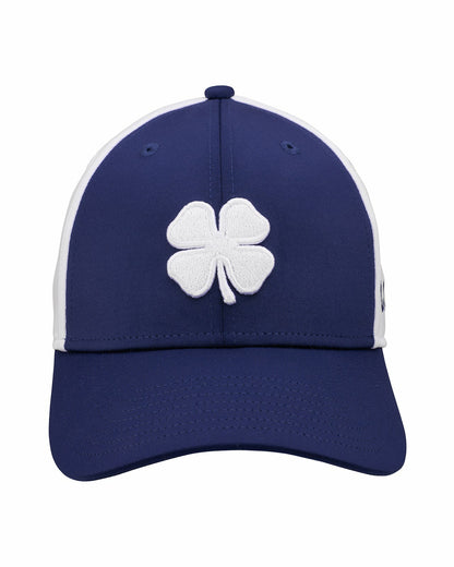 Black Clover White and Blue Premium Clover Hat for Golf and Lifestyle