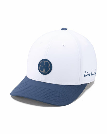 Black Clover White and Blue Stylish Golf Hat for Athletic Lifestyle