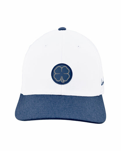 Black Clover White and Blue Stylish Golf Hat for Athletic Lifestyle