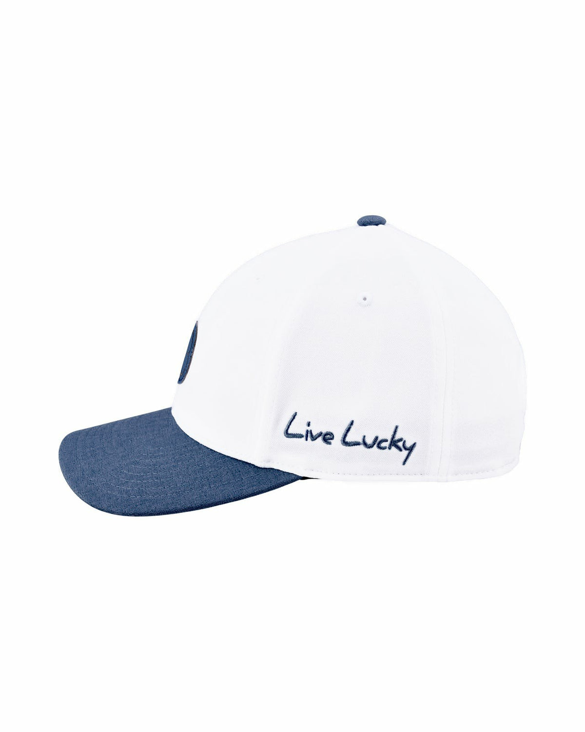 Black Clover White and Blue Stylish Golf Hat for Athletic Lifestyle