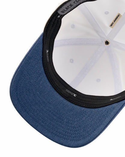Black Clover White and Blue Stylish Golf Hat for Athletic Lifestyle
