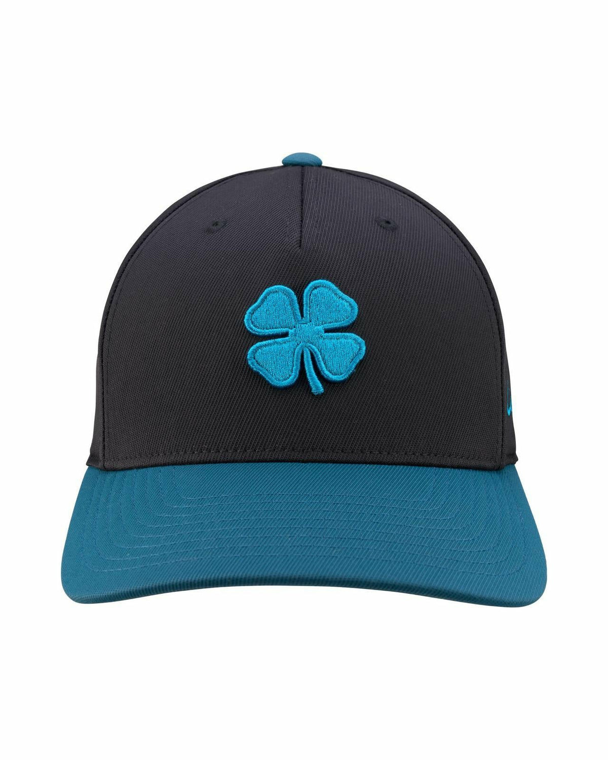 Black Clover Athletic Unisex Black Snapback with Clover Patch for Golf and Lifestyle