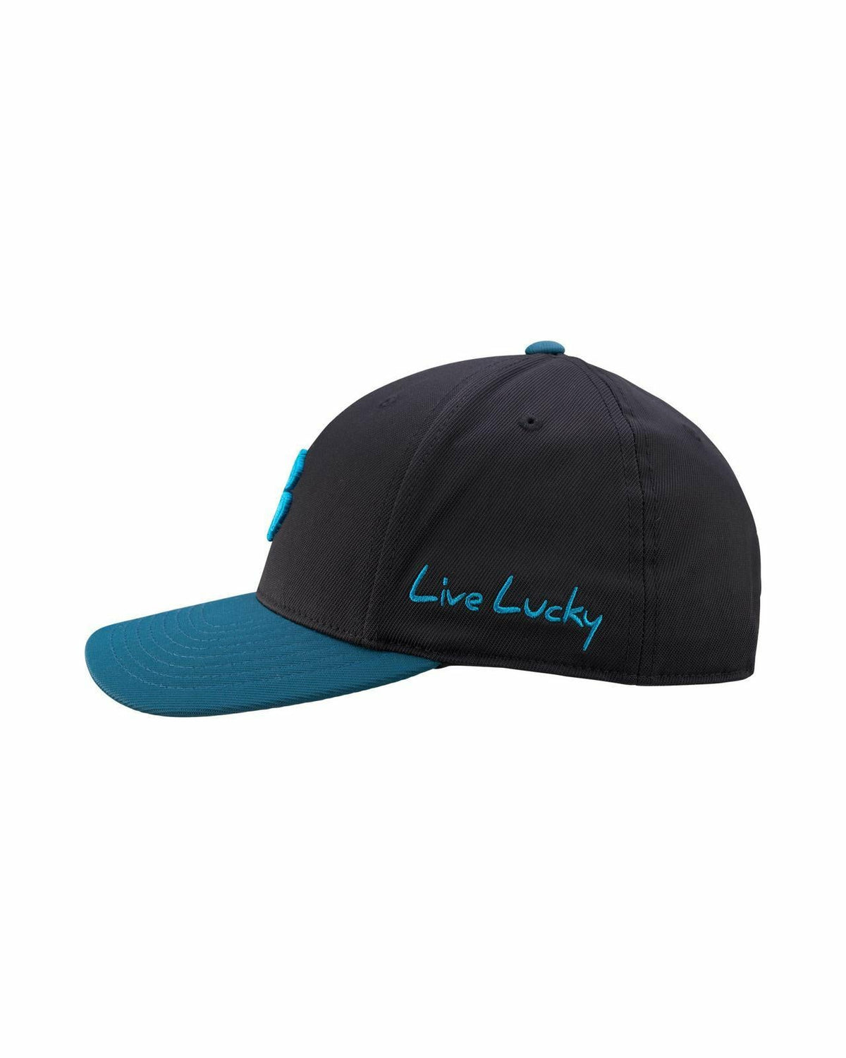 Black Clover Athletic Unisex Black Snapback with Clover Patch for Golf and Lifestyle