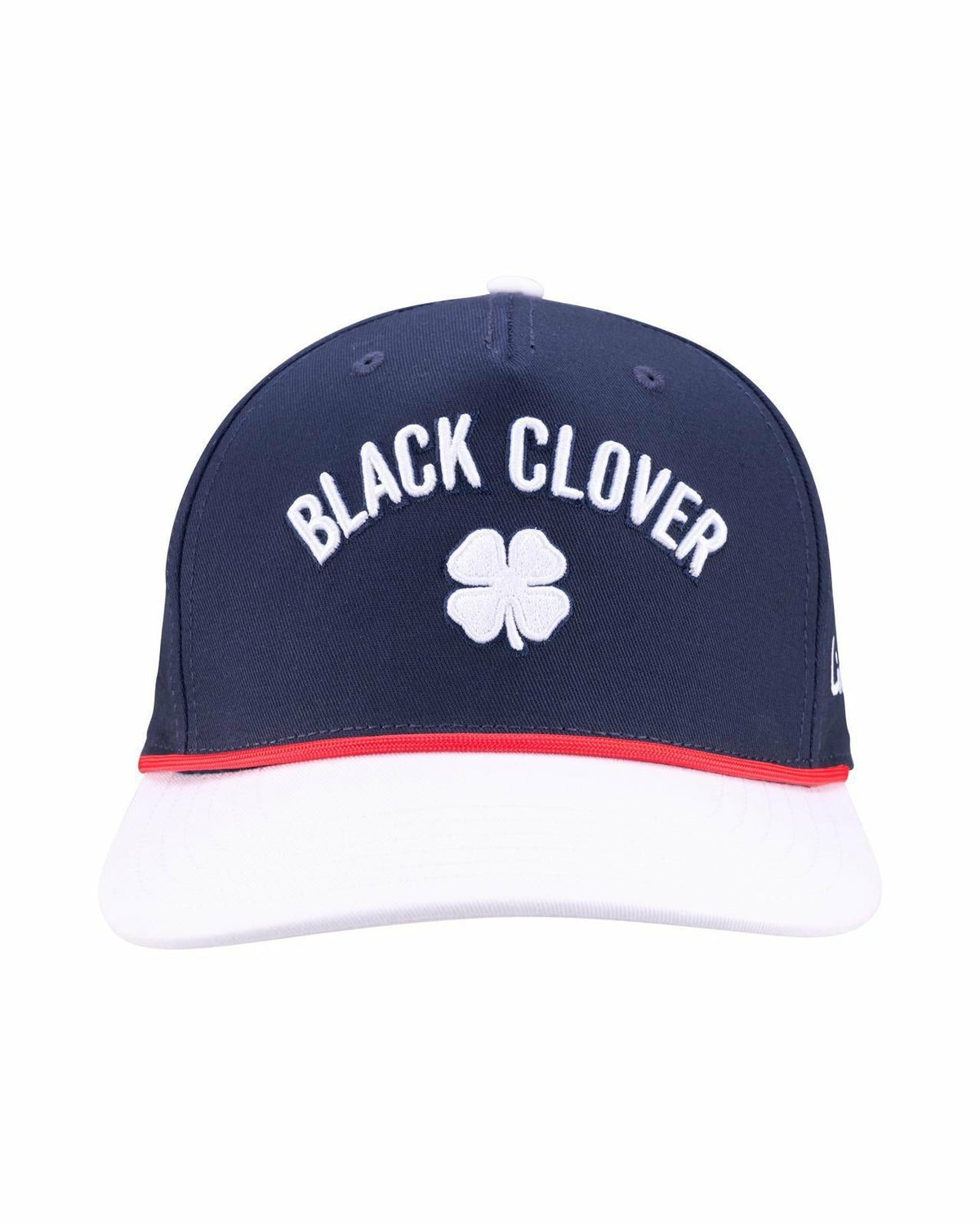 Black Clover Vintage-Inspired Patriotic Navy Hat with White Brim