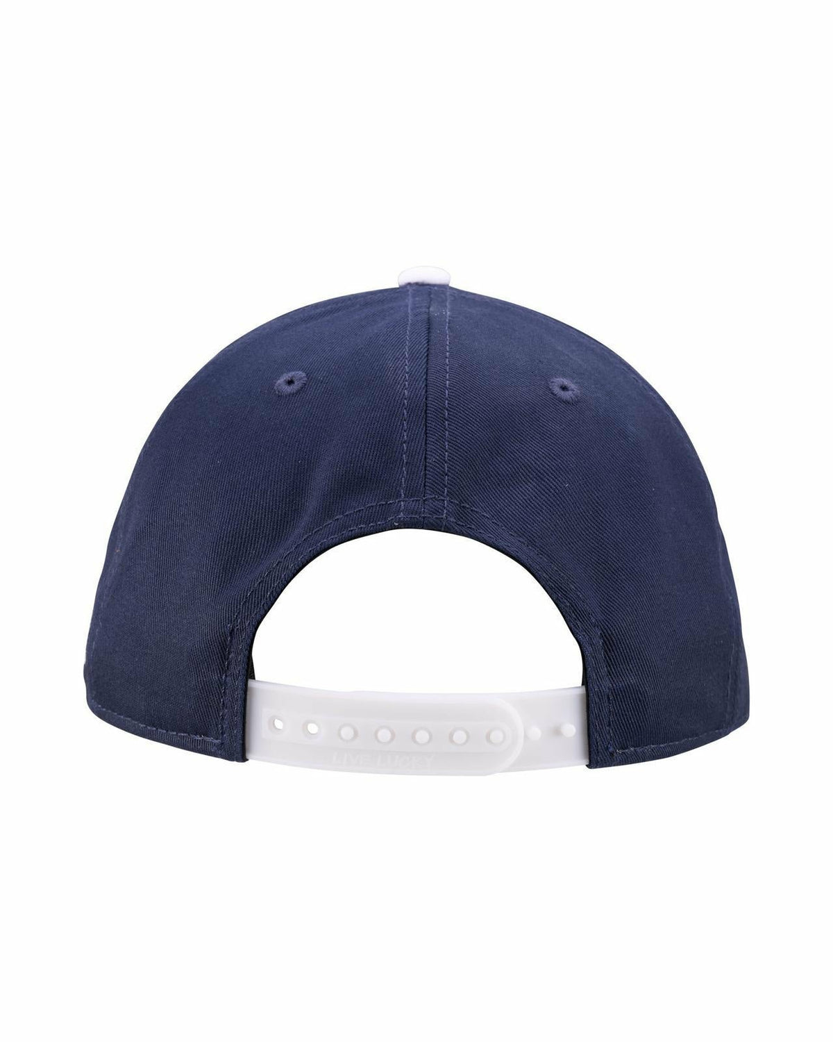 Black Clover Vintage-Inspired Patriotic Navy Hat with White Brim