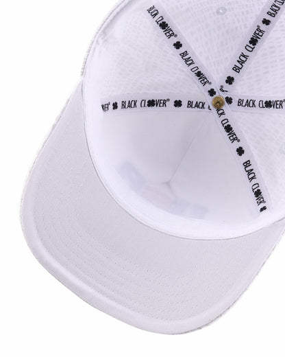 Black Clover Unisex Adjustable White USA Flag Patriotic Hat