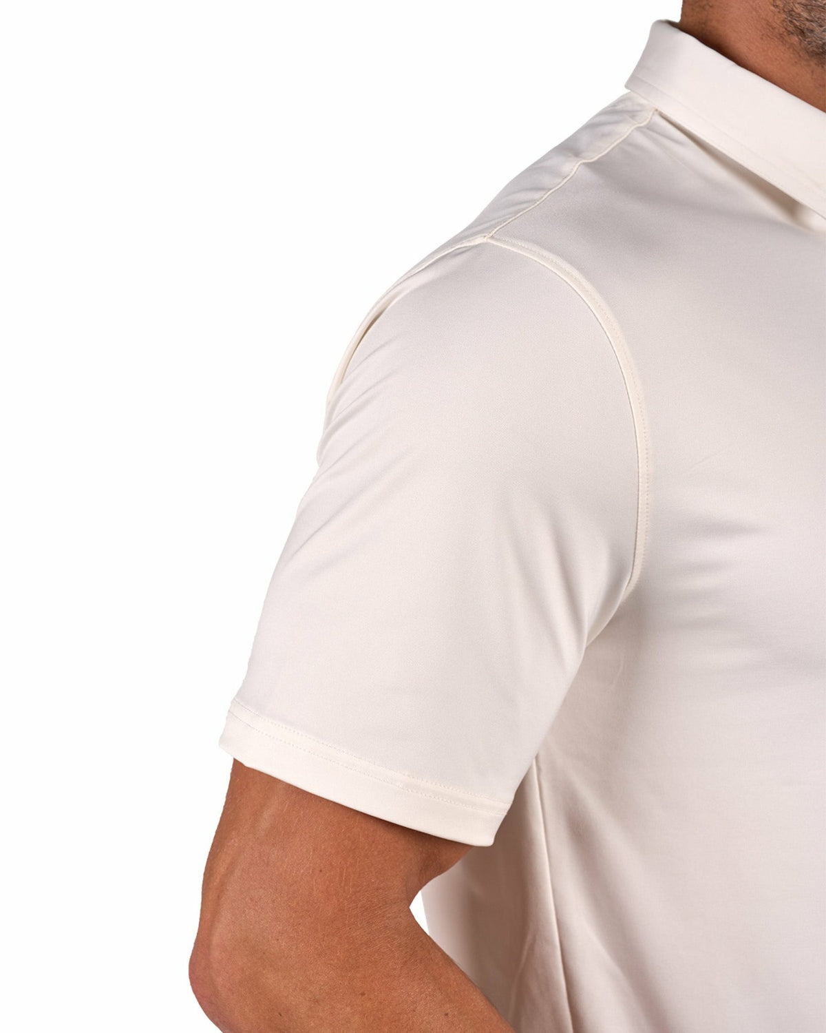 Black Clover Men's White Soft Performance Polo for Golf or Business
