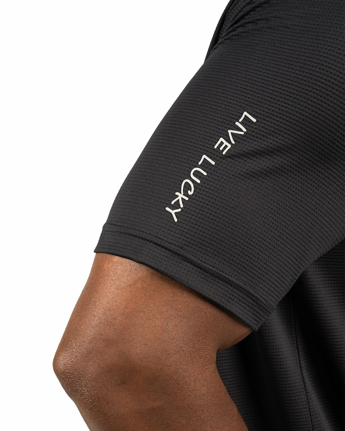 Black Clover Men's Sustainable Black Polo for Golf & Business