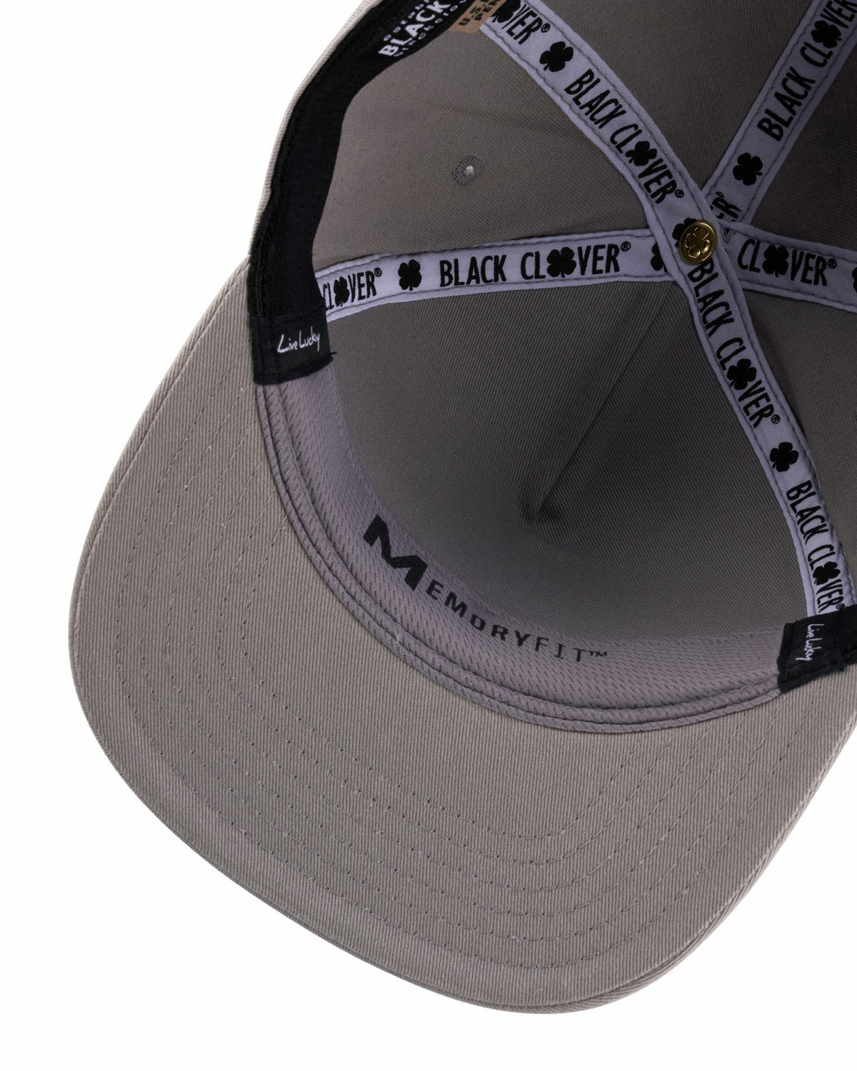 Black Clover Unisex Adjustable Grey USA Flag Patriotic Hat