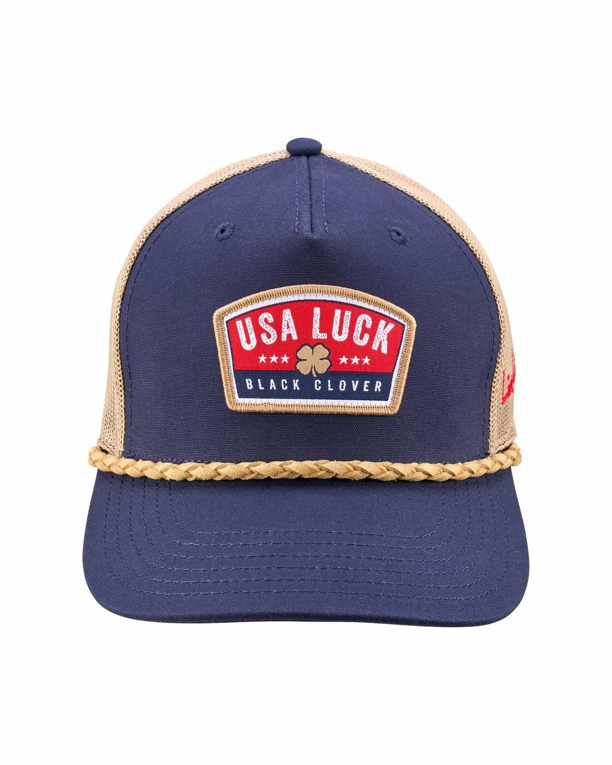 Black Clover Unisex Adjustable Navy USA Flag Patriotic Hat