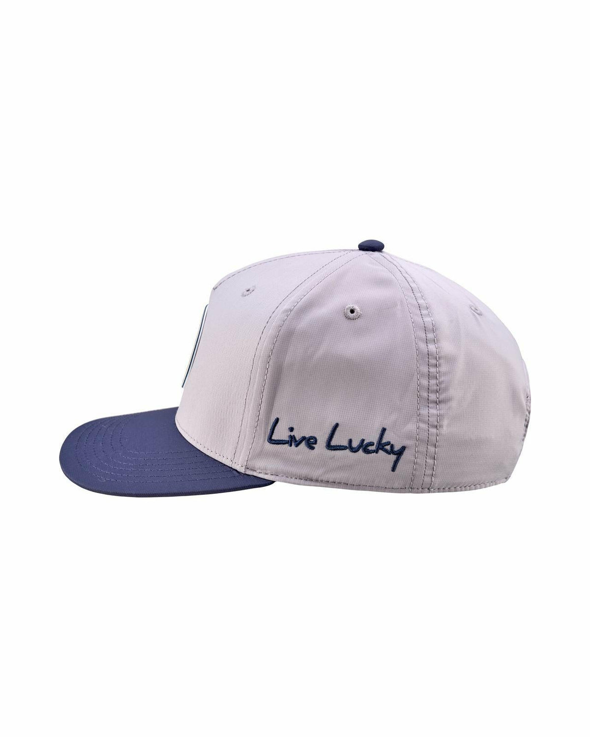 Black Clover Unisex Adjustable Grey and Navy USA Flag Patriotic Hat