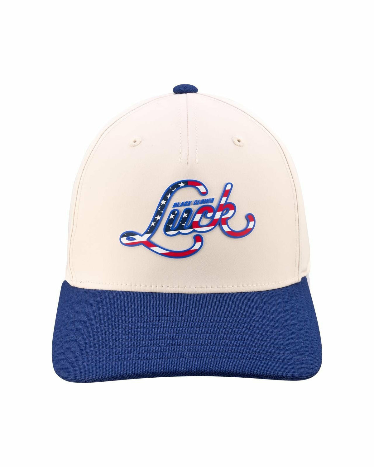 Black Clover Unisex Adjustable White and Blue USA Flag Patriotic Hat