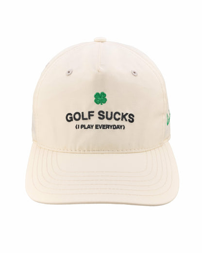 Black Clover Playful Ivory Hat for Golf and Lifestyle