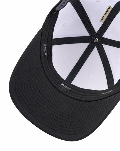Black Clover White and Green Stylish Golf Hat for Athletic Lifestyle