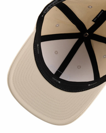 Black Clover Unisex Adjustable Cream Snapback Hat with Embroidered Clover Logo
