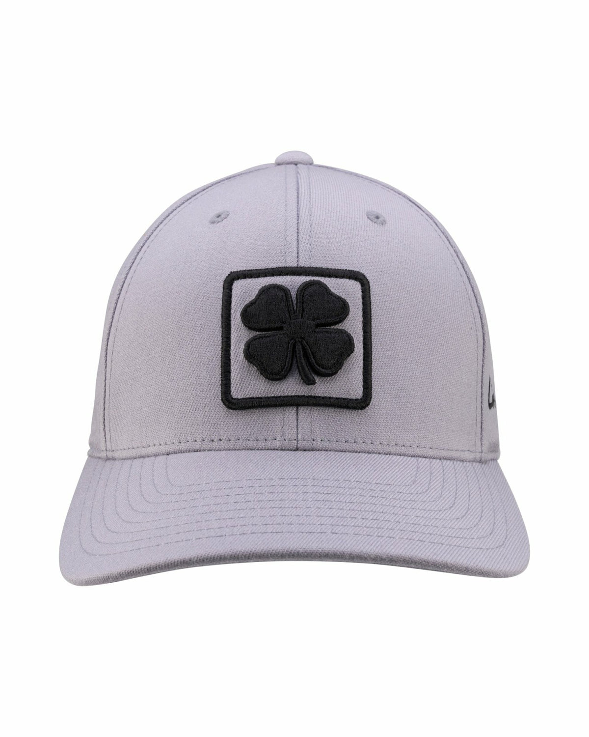 Black Clover Unisex Adjustable Grey Snapback Hat with Embroidered Clover Logo